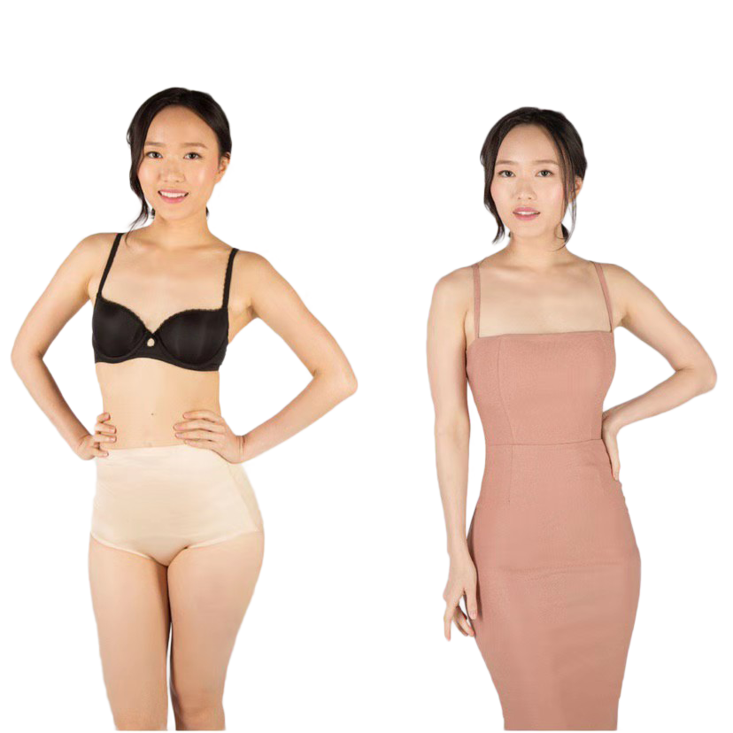 Meng Xia Mei tummy control underwear flagship store high waist shaping butt  lift non-curling breathable seamless autumn and winter warm body pants