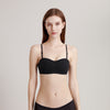 sweetheart seamless bra black