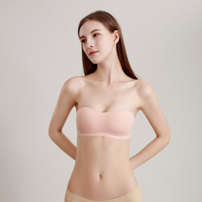 sweetheart seamless bra nude